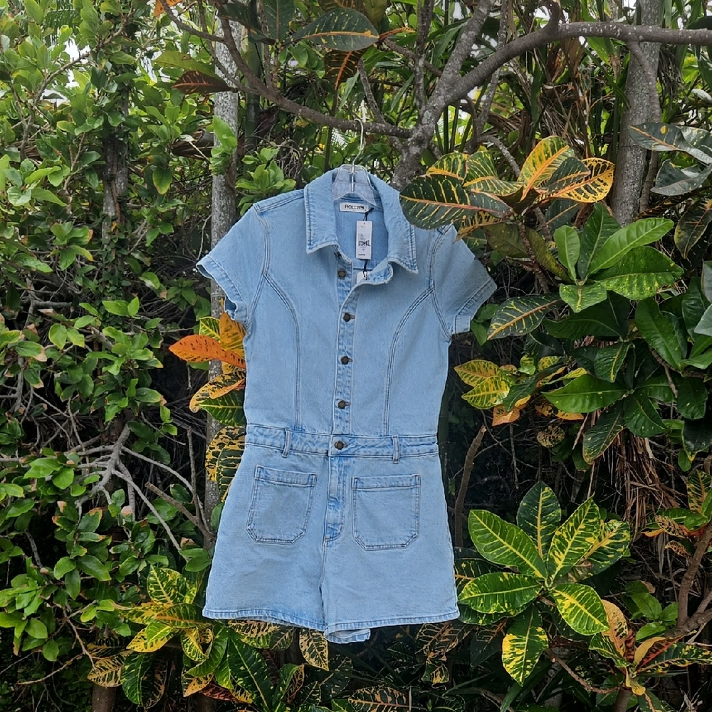 Rolla’s Sailor Denim Romper